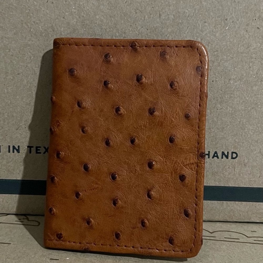 Tecovas ostrich bifold
